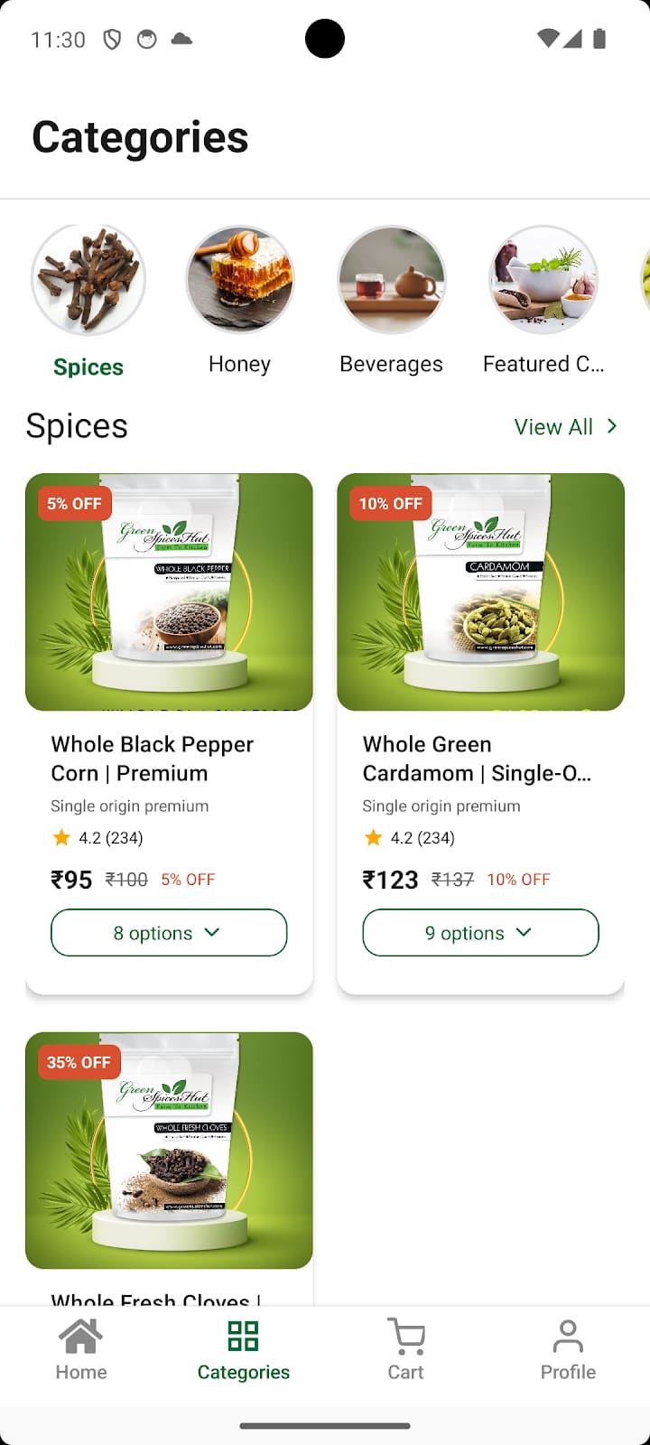 Green Spices Hut