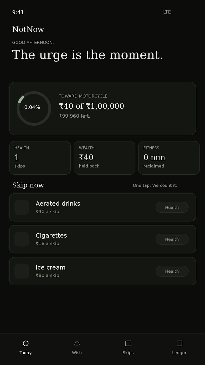 NotNow, as people use it today.