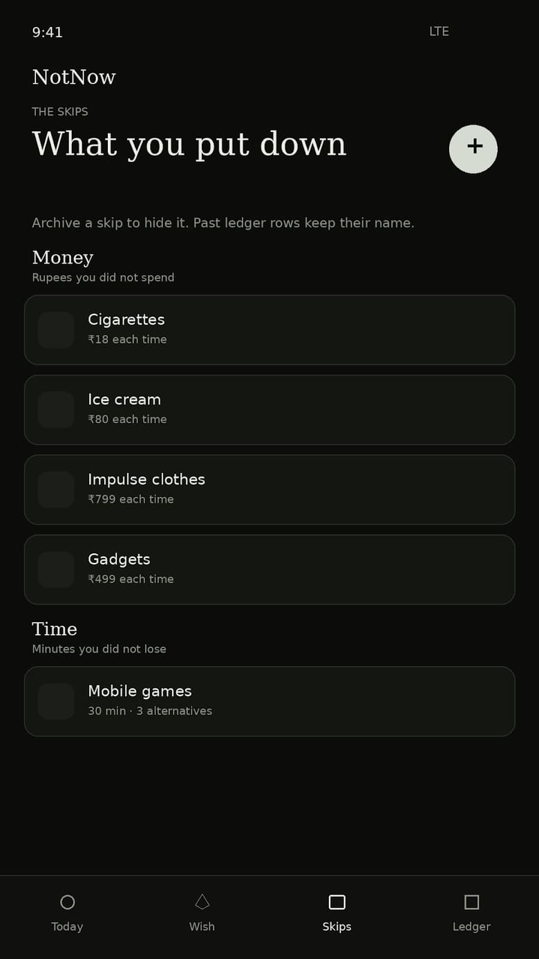 NotNow, as people use it today.