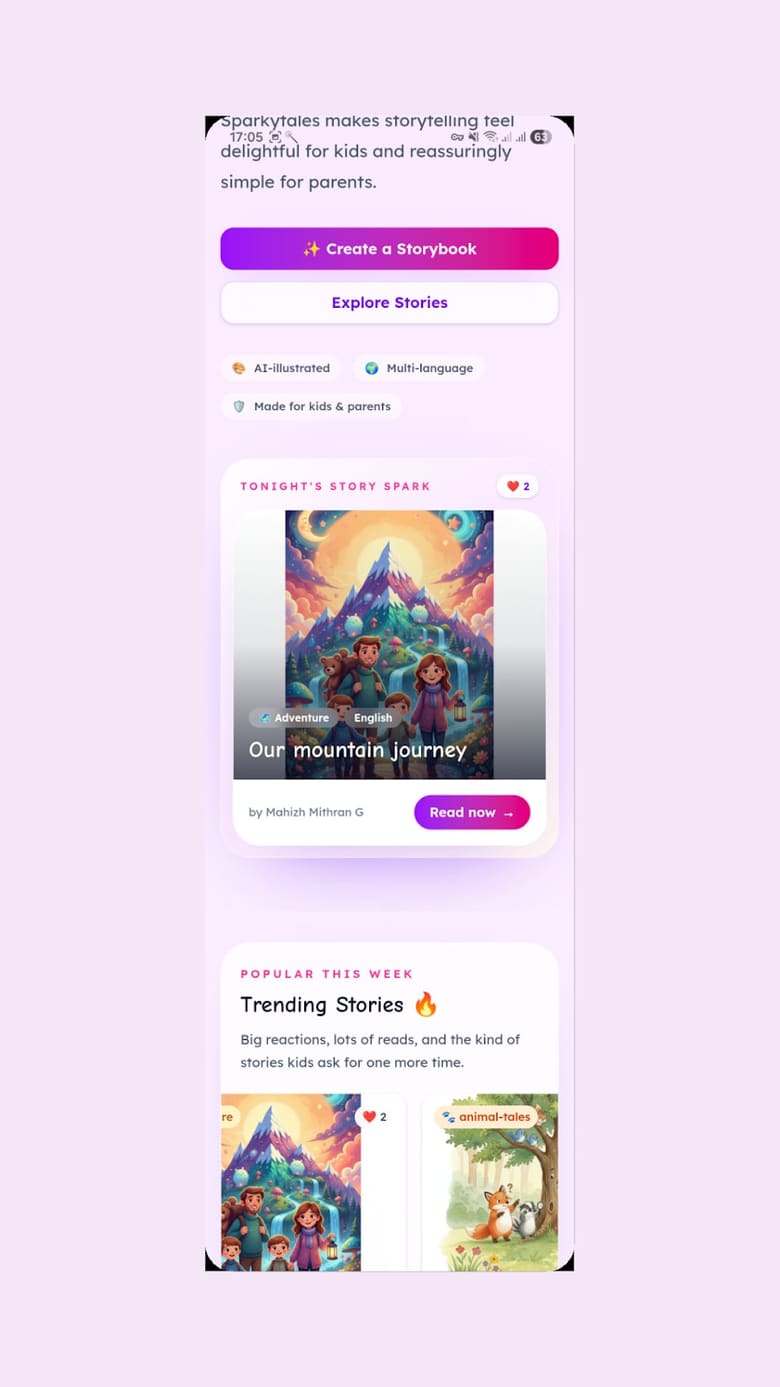SparkyTales, as people use it today.
