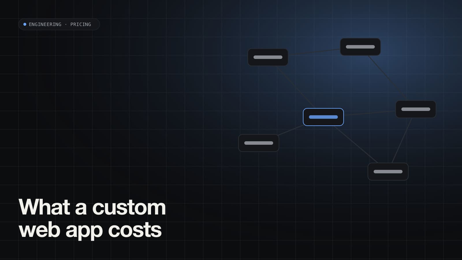How much does a custom web app cost in India? How we scope it